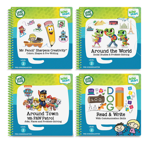 Leapfrog Leapstart Pre-k - Paquete De 4 Unidades, Para 3-6 .