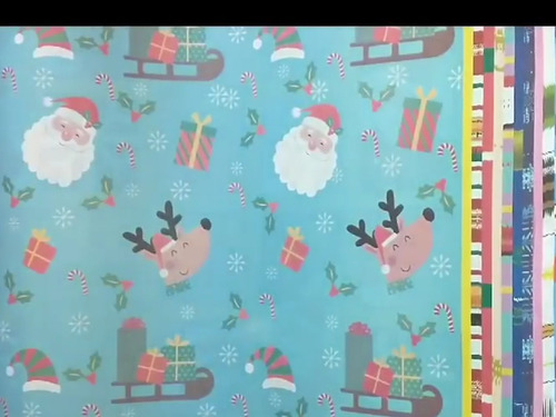 Papel De Regalo Navidad 10 Pliegos Enteros Distints Diseños