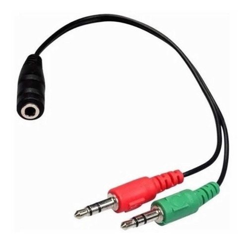 Adaptador De Audio Jack 3.5 Auricular Y Micrófono