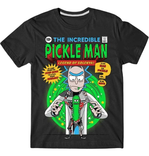 Remera Rick Y Morty Pickle Man Talle L