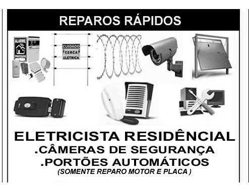 Imagem 1 de 3 de Eletricista-reparos Rápidos. Cameras De Segurança