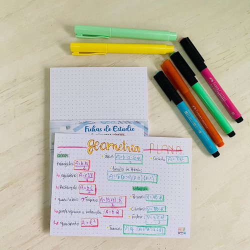 Flashcard - Fichas De Estudio - Bibliográficas Hojas Puntos
