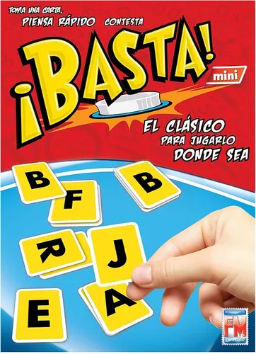 Novelty, Basta, Piensa Rápido, Juego de Mesa Clásico, Práctico Estuche  Metálico, Diseño Portátil, Juegos Familiares, 48 Tarjetas : :  Juguetes y Juegos