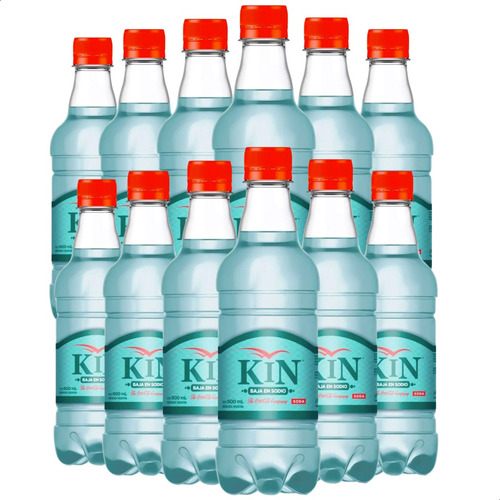 Agua Con Gas Soda Kin Coca Cola De Mesa - Pack X12 Unidades