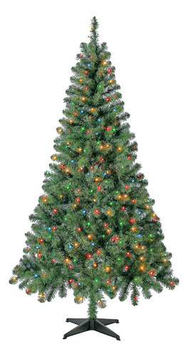 Arbol De Navidad Pino De 2 Metros 300 Luces Colores Led