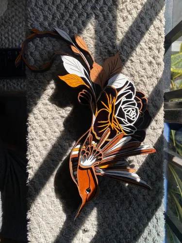 Colibri Mandala 3d Corte Laser 10 Capas