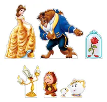Comprar La Bella Y Bestia Displays Decorativos Para Fiesta Infantil
