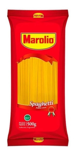 Fideos Marolio Spaghetti 500 Grs X 24 Unidades
