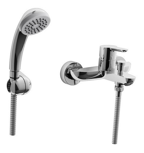 Imagen 2 de 3 de Juego Griferia Baño Fv Puelo Ducha Exterior Bidet