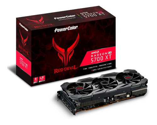 Placa de video AMD PowerColor Red Devil Radeon RX 5700 Series RX 5700 XT OC Edition 8GB