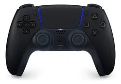 Controle DualSense do PlayStation 5 na cor preta Midnight Black