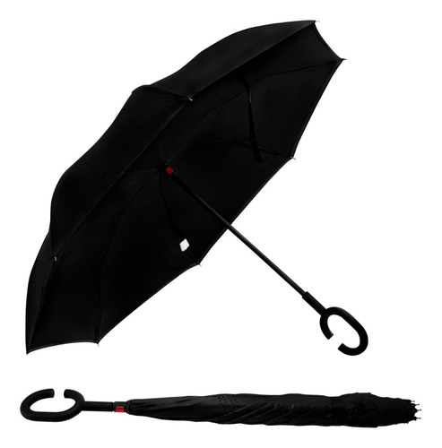Paraguas Sombrilla Reversible Resistente Al Viento Invertido