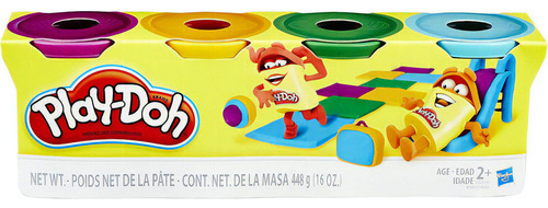 Juguete Hasbro Play Doh Play Toy, 4 ollas variadas, B5517, colores