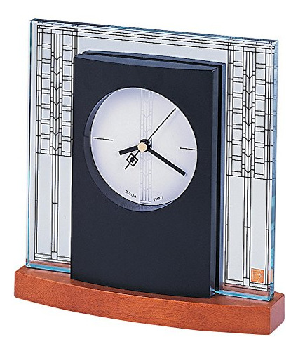 Reloj Bulova B7750 Glasner House Frankl Lloyd Wright, Mancha