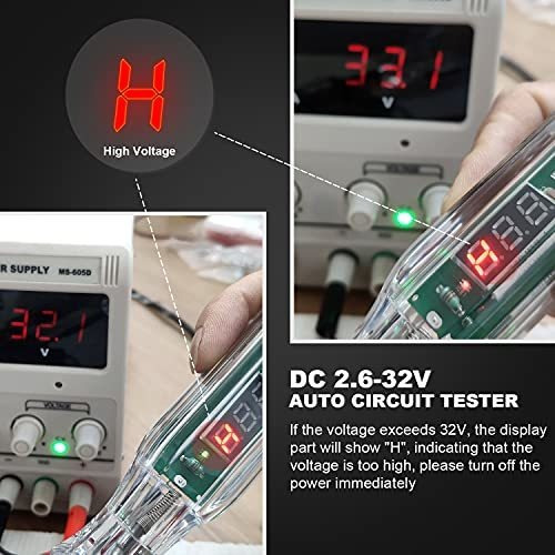 Probador De Circuitos Automotrices Led Digital De Primera Ca