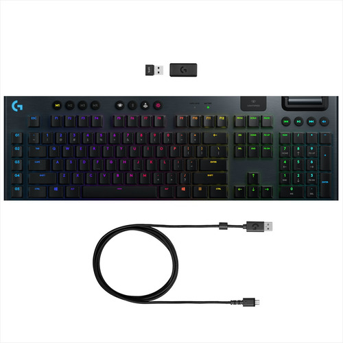 Imagen 7 de 10 de Logitech G915 Lightspeed, Teclado Gamer Mecánico Inalámbrico