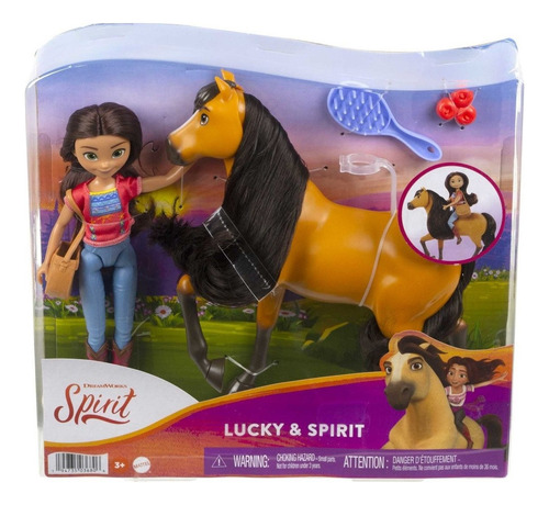 Boneca Lucky E Cavalo Spirit - Mattel Gxf20
