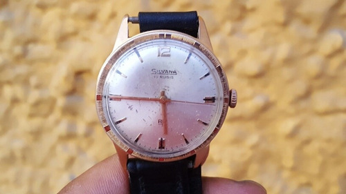 Reloj Silvana A Cuerda Enchado Oro 18kl Funciona