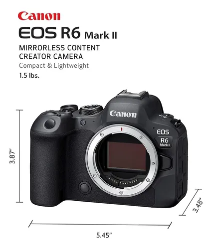 Canon Eos R6 Mark Ii - Cámara Sin Espejo 24.2mp