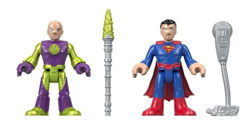 Superman & Lex Luthor - Dc - Imaginext Fisher-price Mattel
