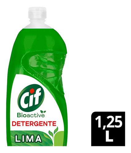 Detergente Cif Bioactive Lima Botella 1250 Ml