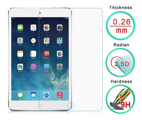 Imagen 7 de 9 de Combo Estuche Tpu + Vidrio Genérico Para iPad Mini 3 7.9'