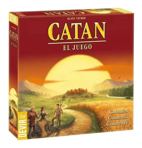 Imagen 1 de 3 de Juego de mesa Catan Devir