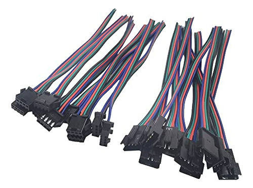10 Pares De Conectores Hembra Y Macho De 4 Pines, Sm Jst, 15
