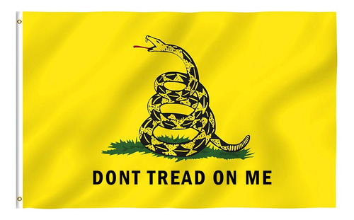 Bandera De Culpeper Don't Tread On Me De Q Yellow Snake Tx0q