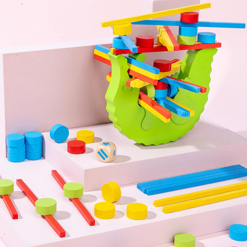 Juegos De Mesa Balance Block, Juguetes De Madera, Educativos