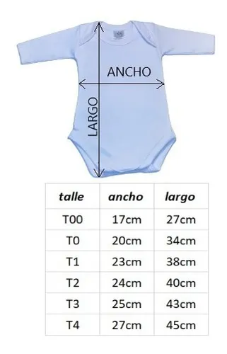 Body Para Bebés 0 A 24 Meses Pack X 3 100% Jersey De Algodón