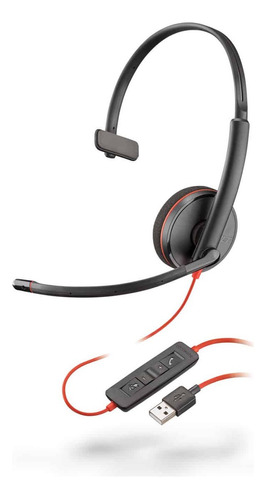 Auriculares Headset Plantronics Blackwire C3210 Usb