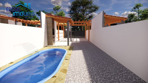 Imagem 4 de 15 de Excelente Casa Com Piscina 3 Quartos Sendo Um Suíte Nova Balneário Grajau - 797