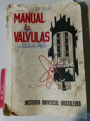 Manual Válvula Tv Antiga Esquema (Usado)