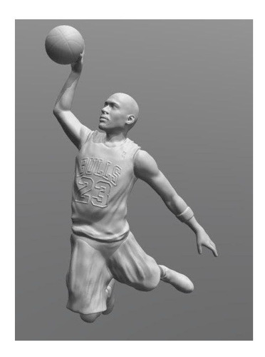  Archivo Stl Impresión 3d - Michael Jordan Dunk