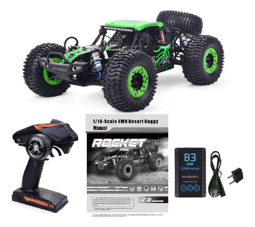 Carro A Control Remoto 4wd,2.4ghz, Zd Racing Escala 1:10 384