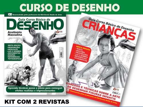 Guia Curso De Desenho Anatomia Masculina E Crianças