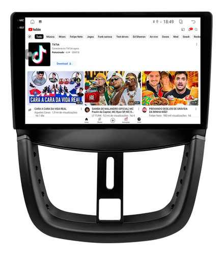 Multimidia Peugeot 207 9p Android Carplay 4/64gb + Ré