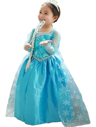 Vestidos Elsa  Frozen