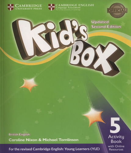Kids Box 5   Activity Book With Online Resources Updated   0: Kids Box 5   Activity Book With Online Resources Updated   02ed, De Editora Cambridge. Editora Cambridge, Capa Mole Em Inglês