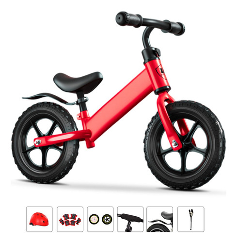 Bicicleta Equilibrio Ajustable Para Niños No Incluye Pedales