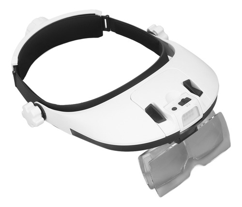 Lupa Con Diadema Y Lupa, Lentes De Aumento Recargables Led