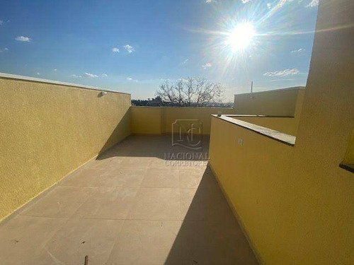 Cobertura Com 2 Dormitórios À Venda, 77 M² Por R$ 315.000,00 - Jardim Utinga - Santo André/sp - Co4830