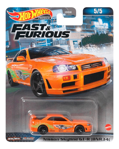 Nissan Skyline Gt-r R34 Rapido Y Furioso Hot Wheels Supra