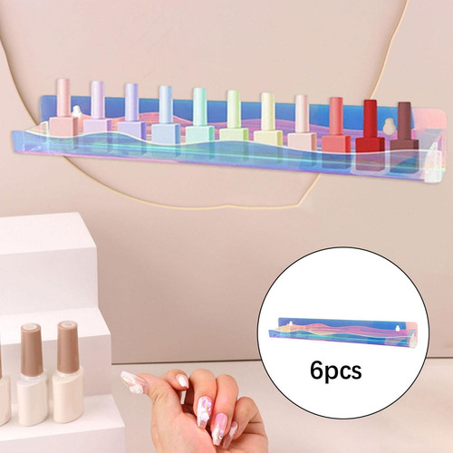 Organizador De Esmaltes Para Parede Com 6 Peças
