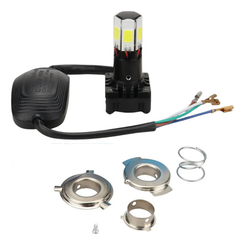 Faro Delantero Led Para Motocicletas Universal H4 Ba20d P15d