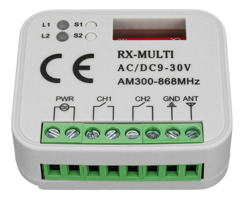 A Receptor Remoto Garage Gate 433 868 Mhz Rx Multi 300-900