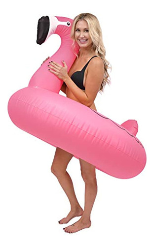 Gofloats Flamingo Pool Float Party Tube, Float In Style (par