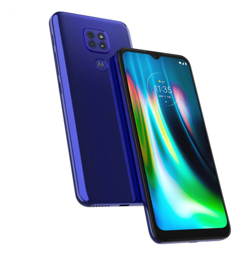 Smartphone Motorola Moto G9 Play 64gb Azul Com Digital (Recondicionado)