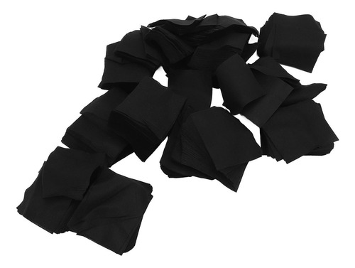 * Almohadillas Cosméticas Desechables De Algodón Negro,